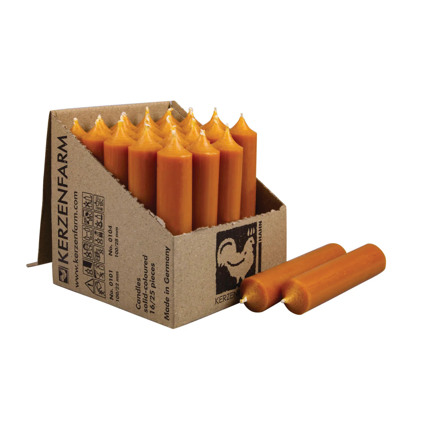 Natural, Short 4" Dinner Candles 3