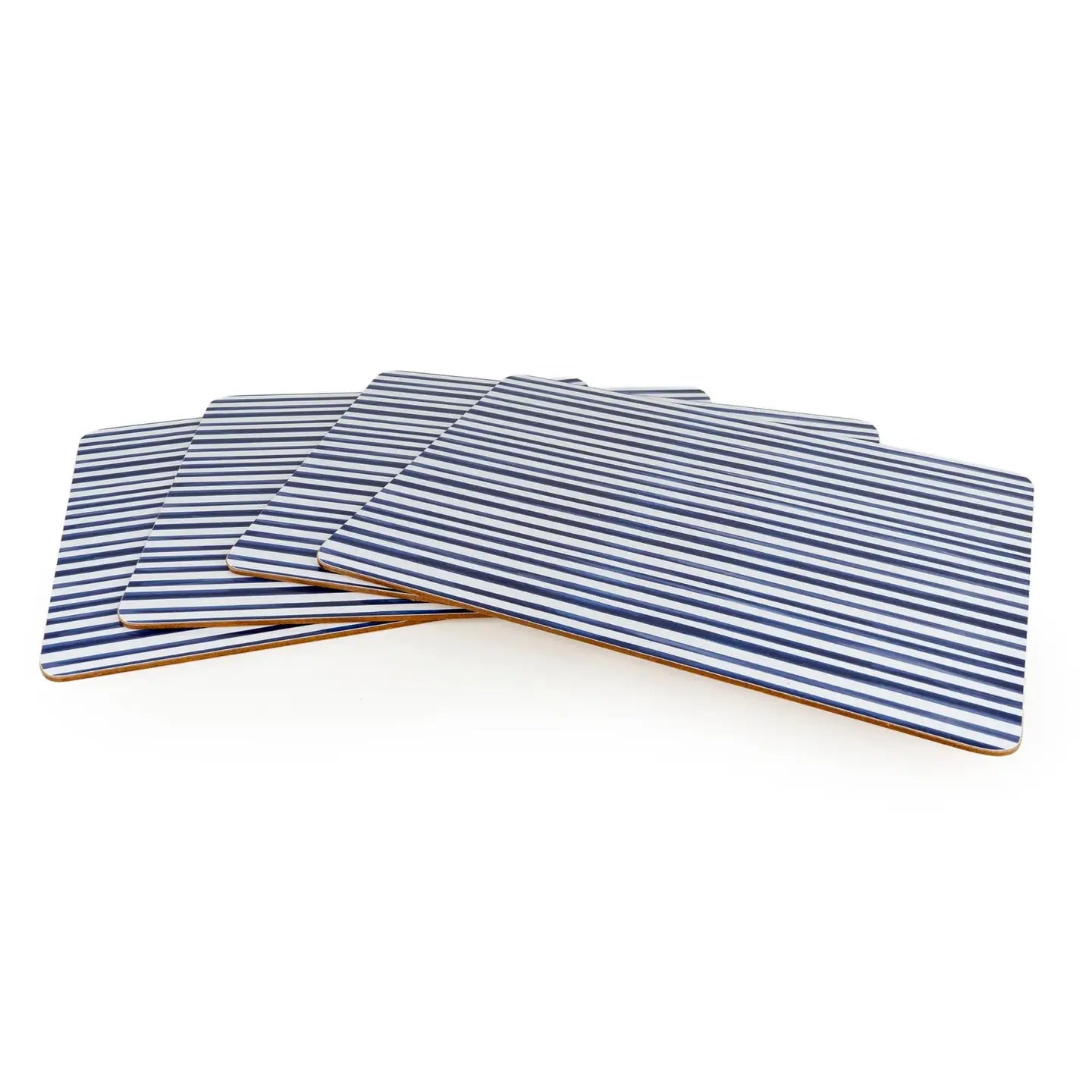 Navy/White Striped Set of 4 Placemats By Jeff Banks#2