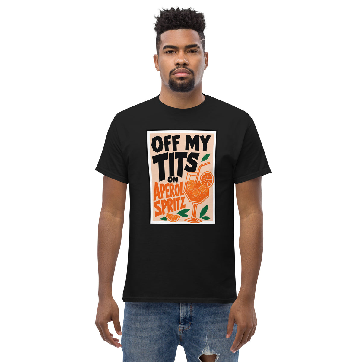Off My Tits on Aperol Spritz T-Shirt#14