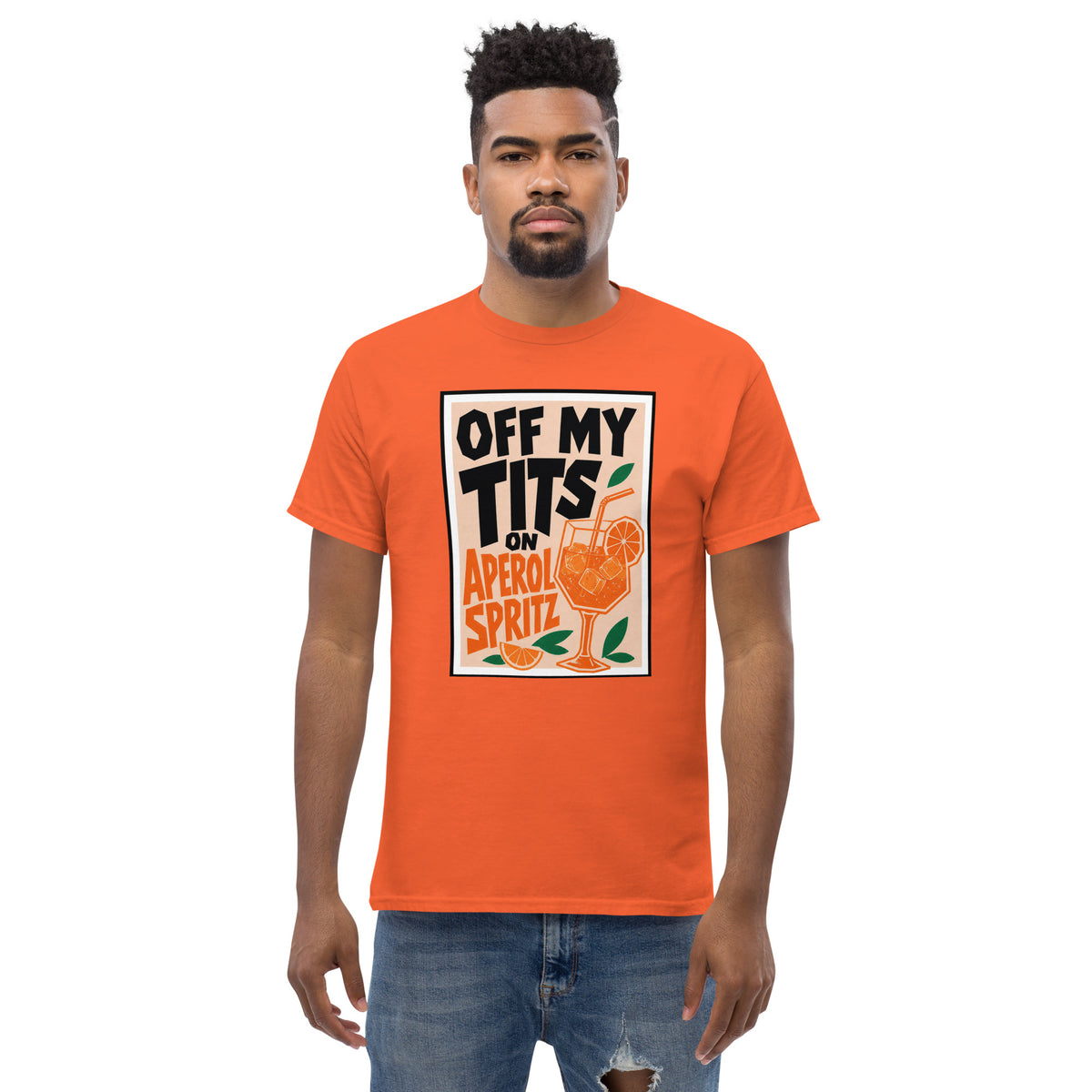 Off My Tits on Aperol Spritz T-Shirt#15