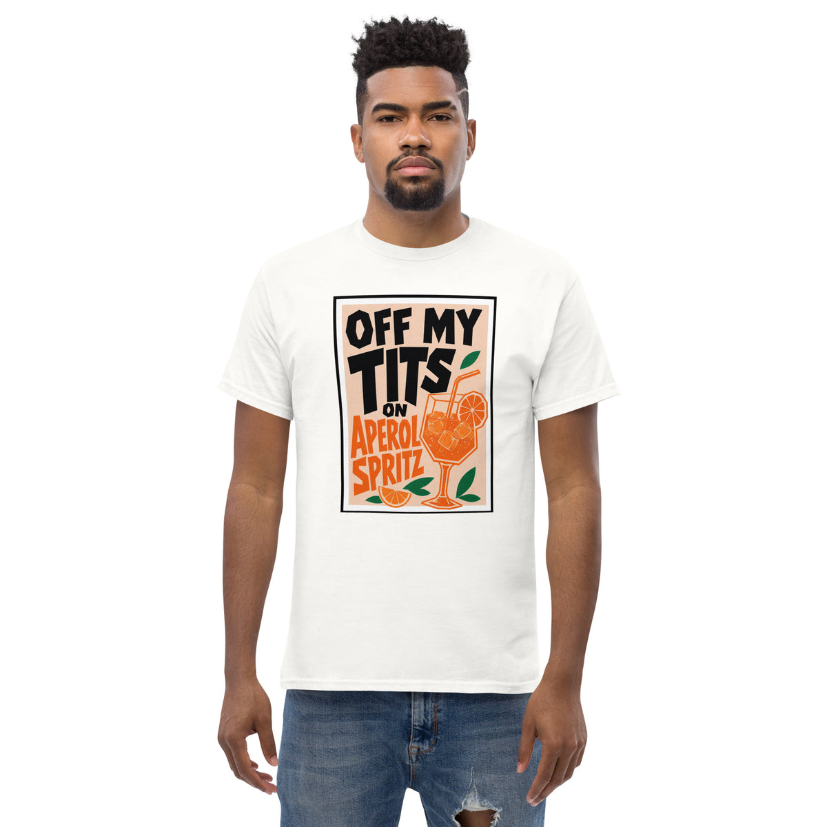 Off My Tits on Aperol Spritz T-Shirt#16