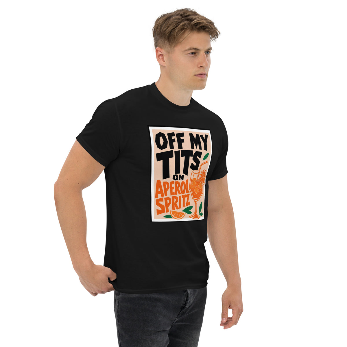 Off My Tits on Aperol Spritz T-Shirt#17