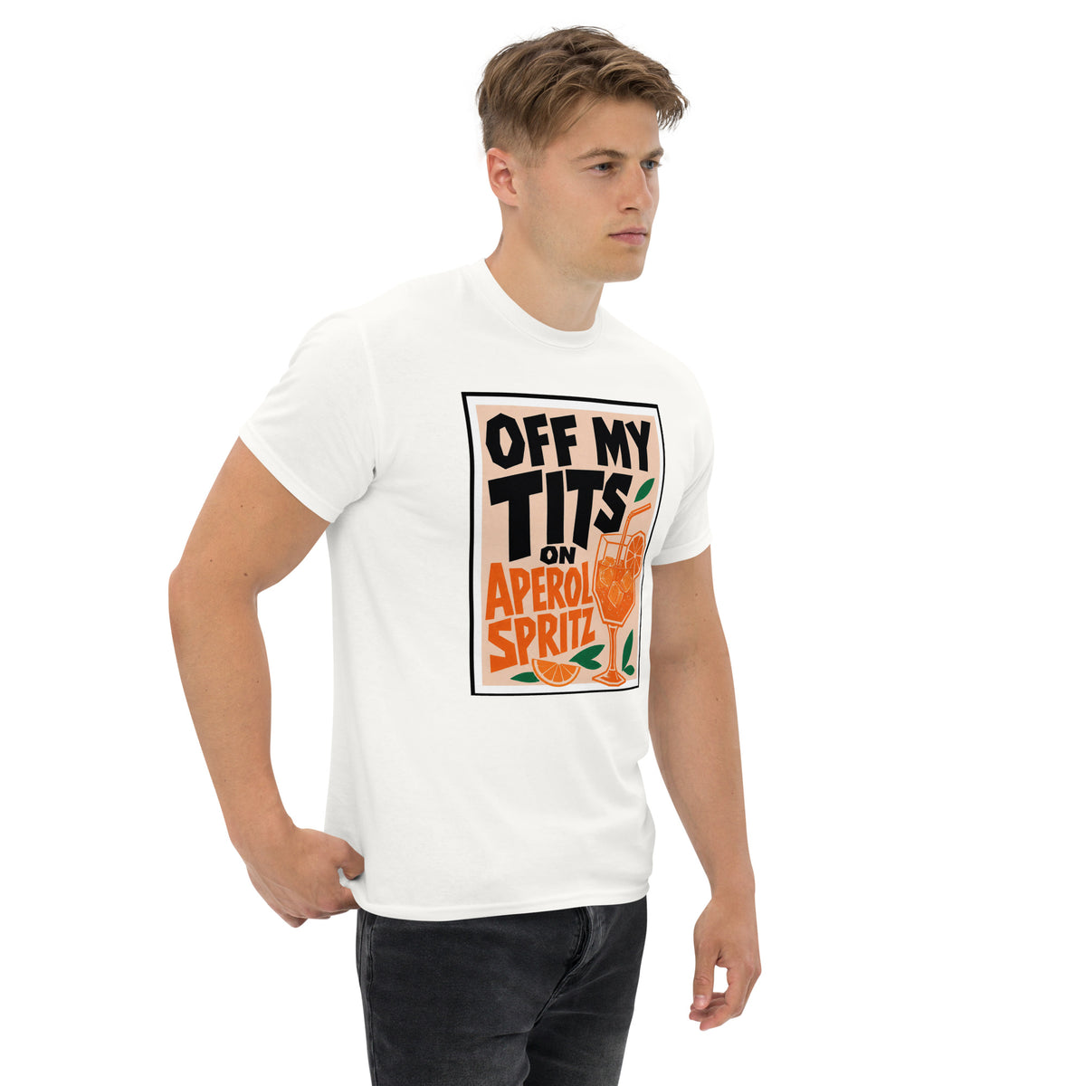 Off My Tits on Aperol Spritz T-Shirt#19