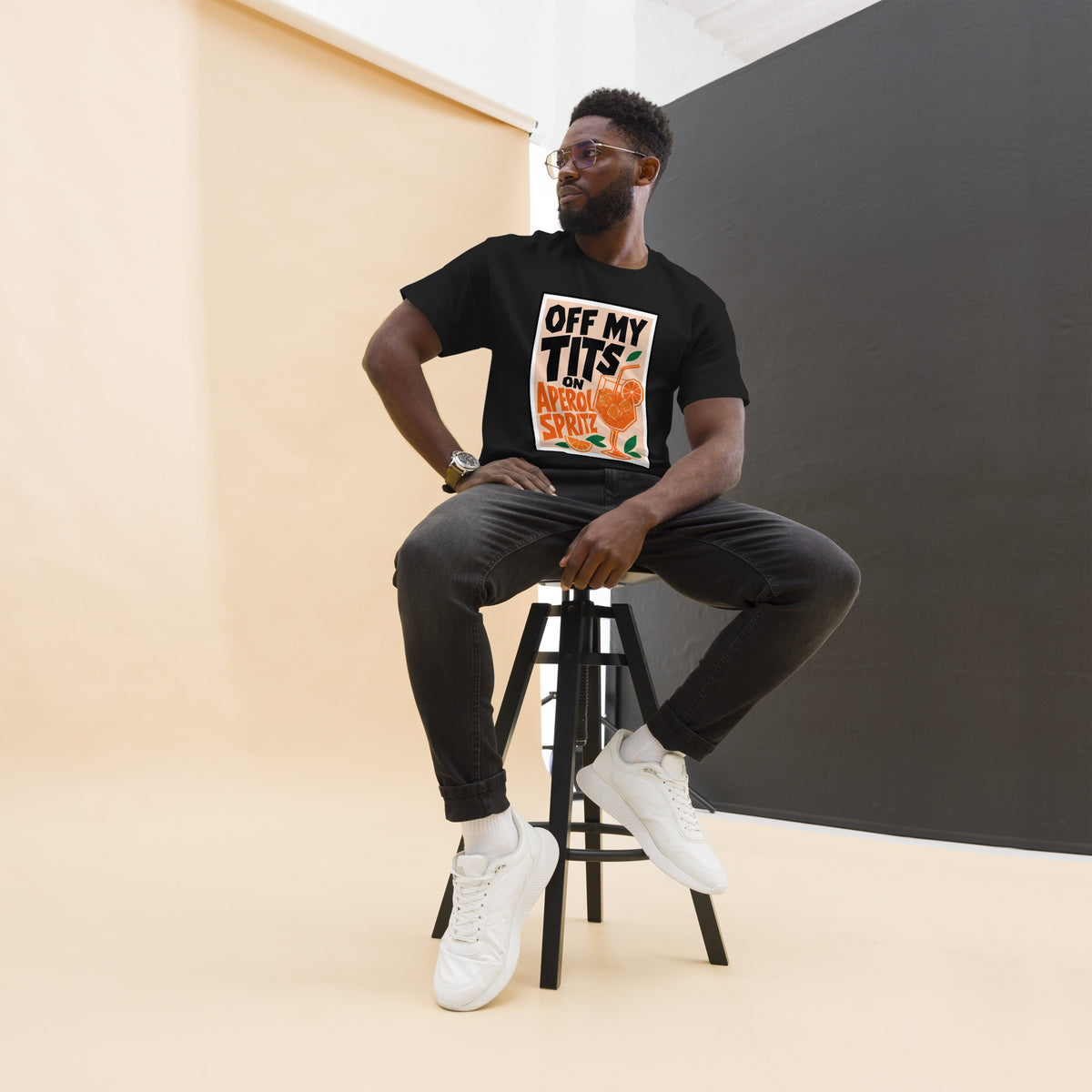 Off My Tits on Aperol Spritz T-Shirt#25