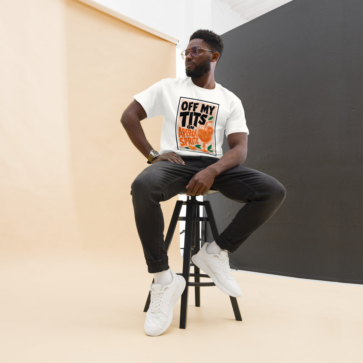 Off My Tits on Aperol Spritz T-Shirt#27