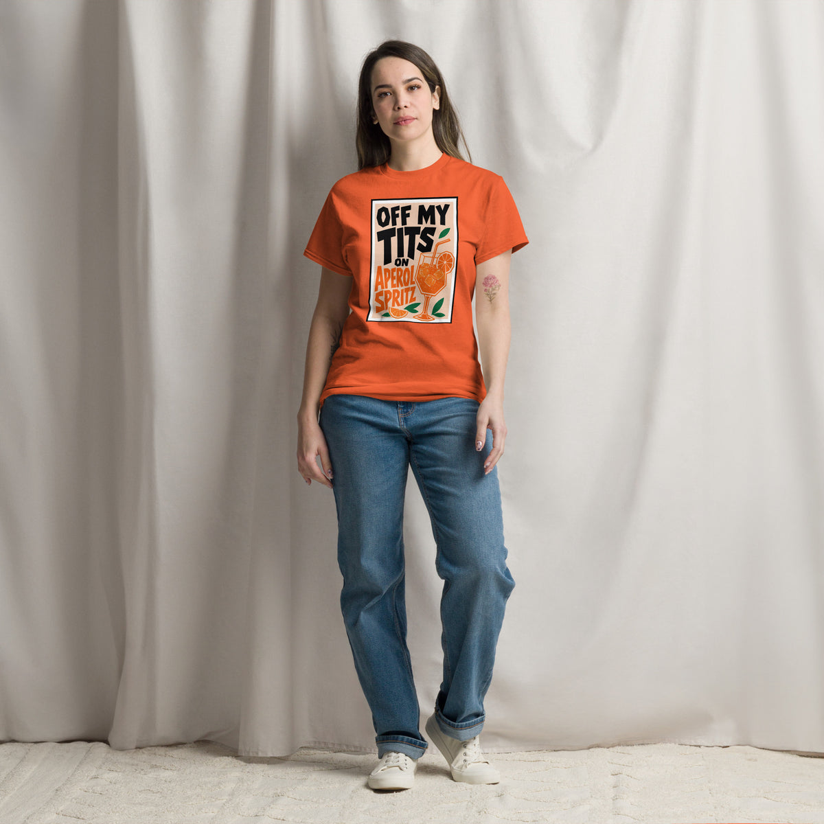 Off My Tits on Aperol Spritz T-Shirt#29