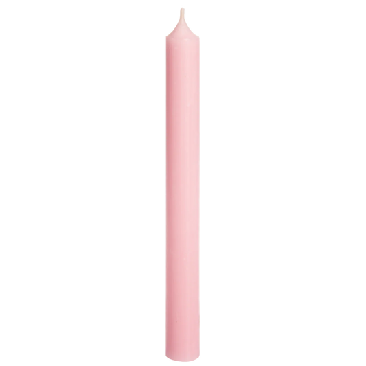 Pastel Rose Tall Dinner Candle 10"Tall
