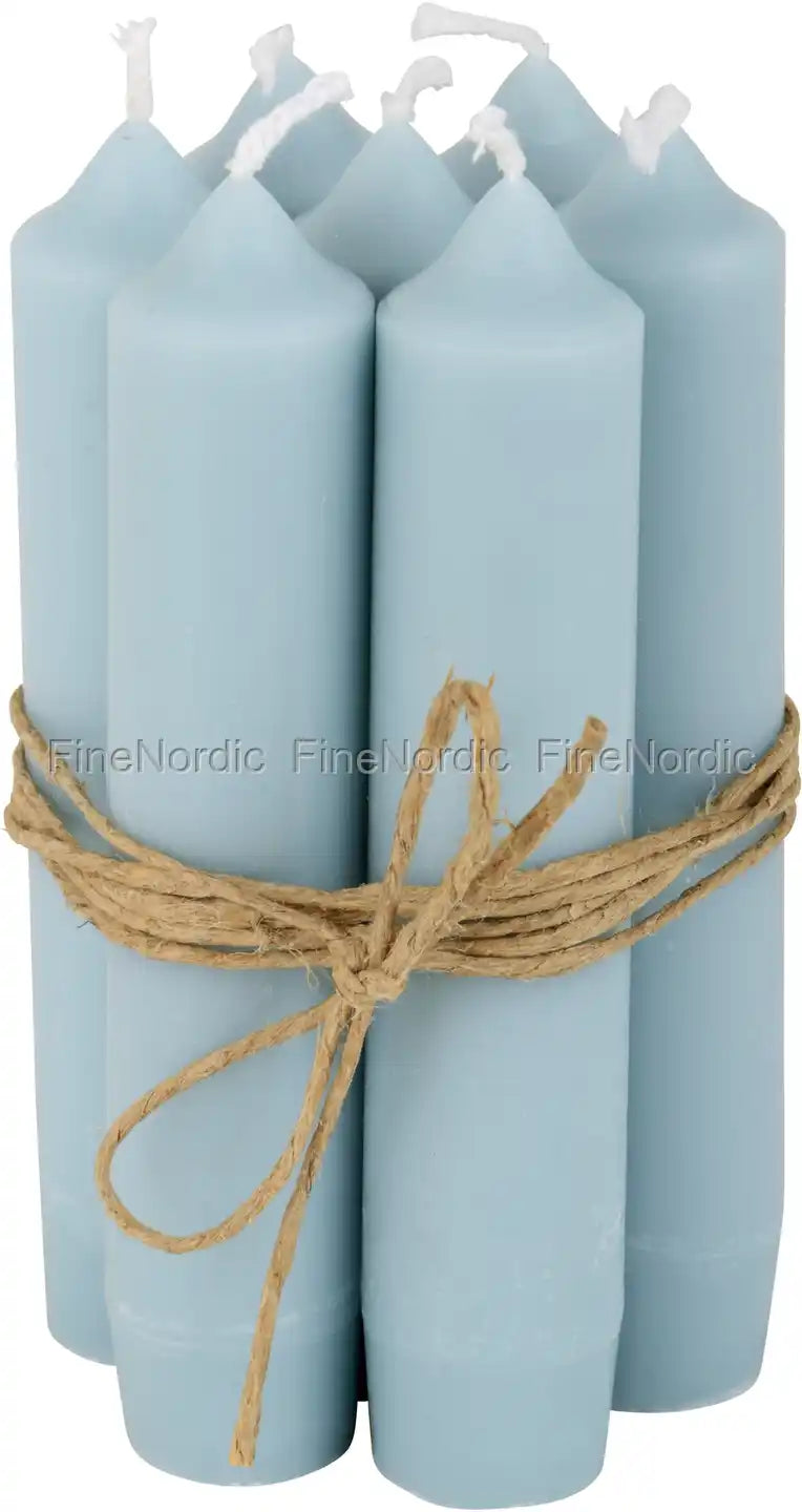 Pastel Blue Short 4" Dinner Candles 1