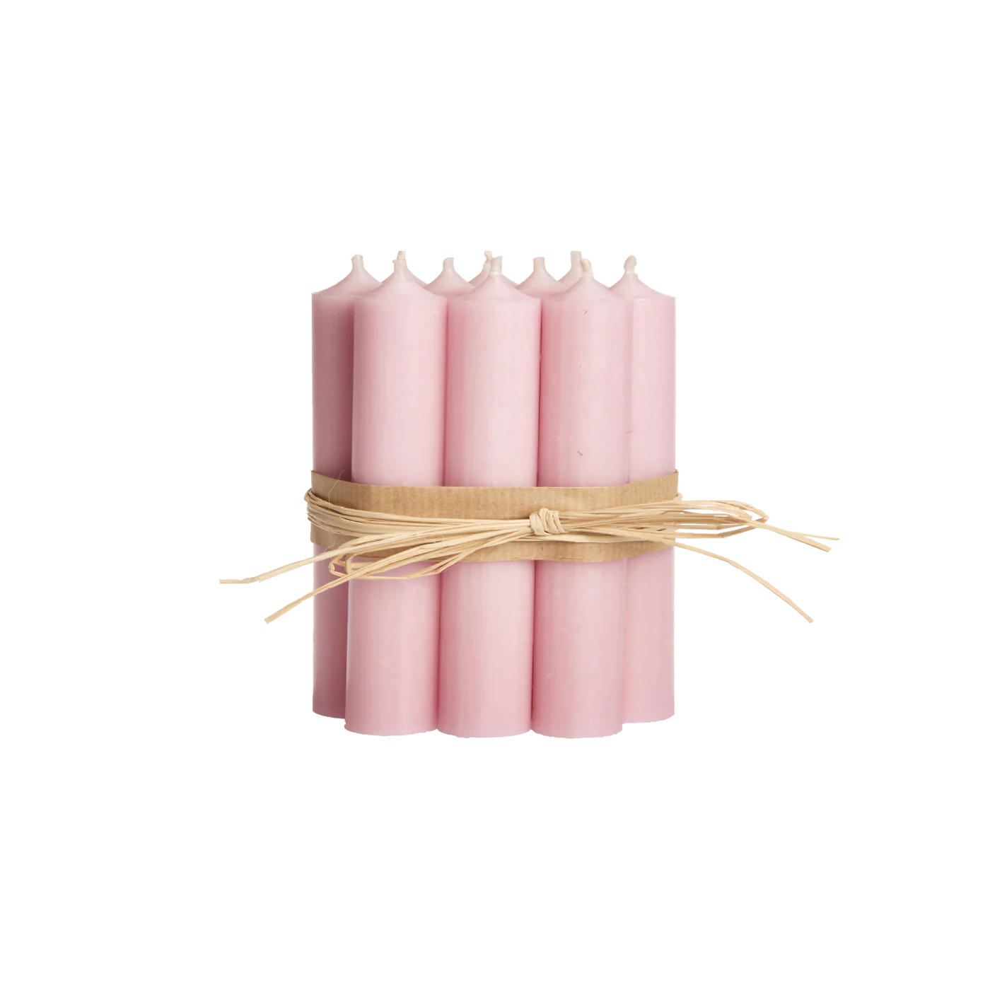 Pastel Pink , Short 4" Dinner Candles 2