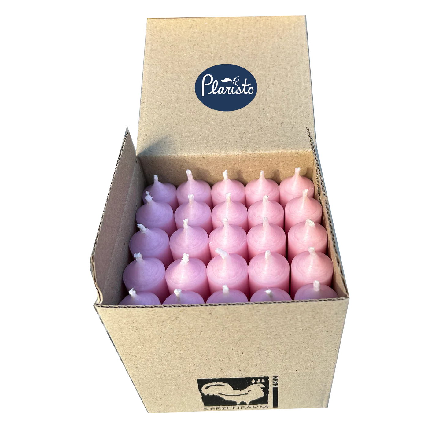 Pastel Pink , Short 4" Dinner Candles 3