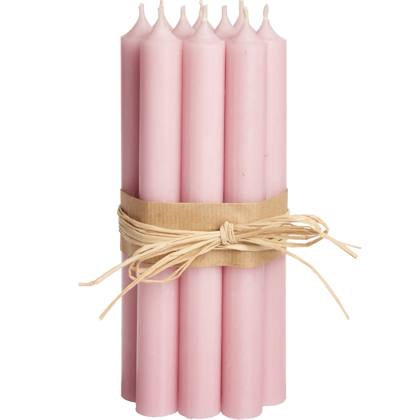 Pastel Rose Tall Dinner Candle 10" Tall 2