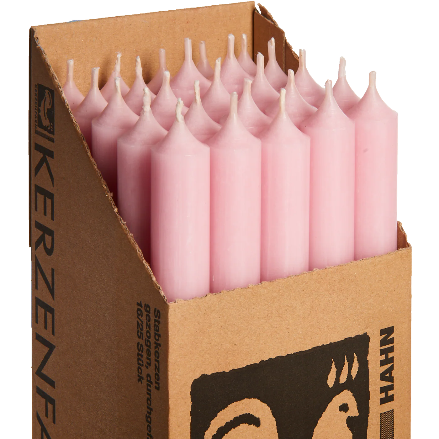 Pastel Rose Tall Dinner Candle 10" Tall 3