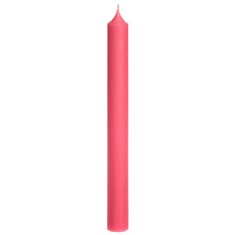 Pink Tall Dinner Candle 10"/25cm Tall 1