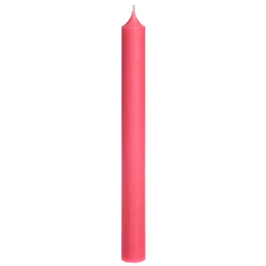 Pink Tall Dinner Candle 10"/25cm Tall 1