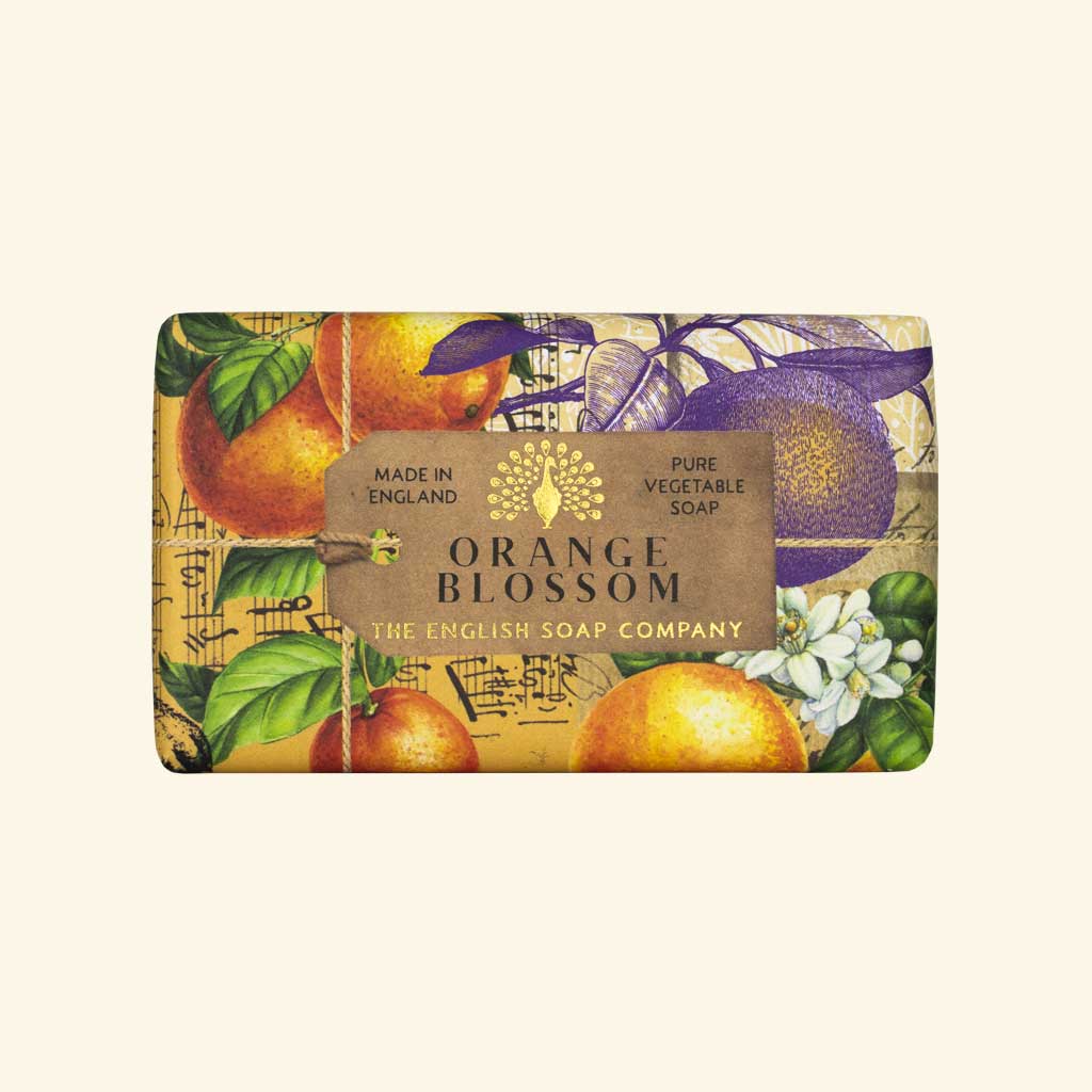 Product Title  English Soap Company – Anniversary Orange Blossom Soap (190g) 1