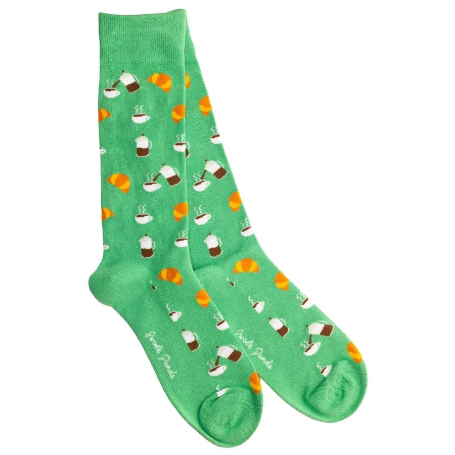 Coffee Bamboo Socks 4-7 UK