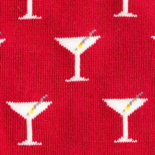 Cocktail Glasses Bamboo Socks 4 - 7 UK
