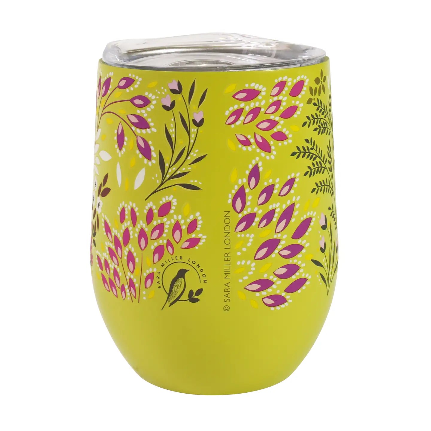 Sara Miller Haveli Garden Travel Tumbler - 300ml Insulated Coffee Cup back