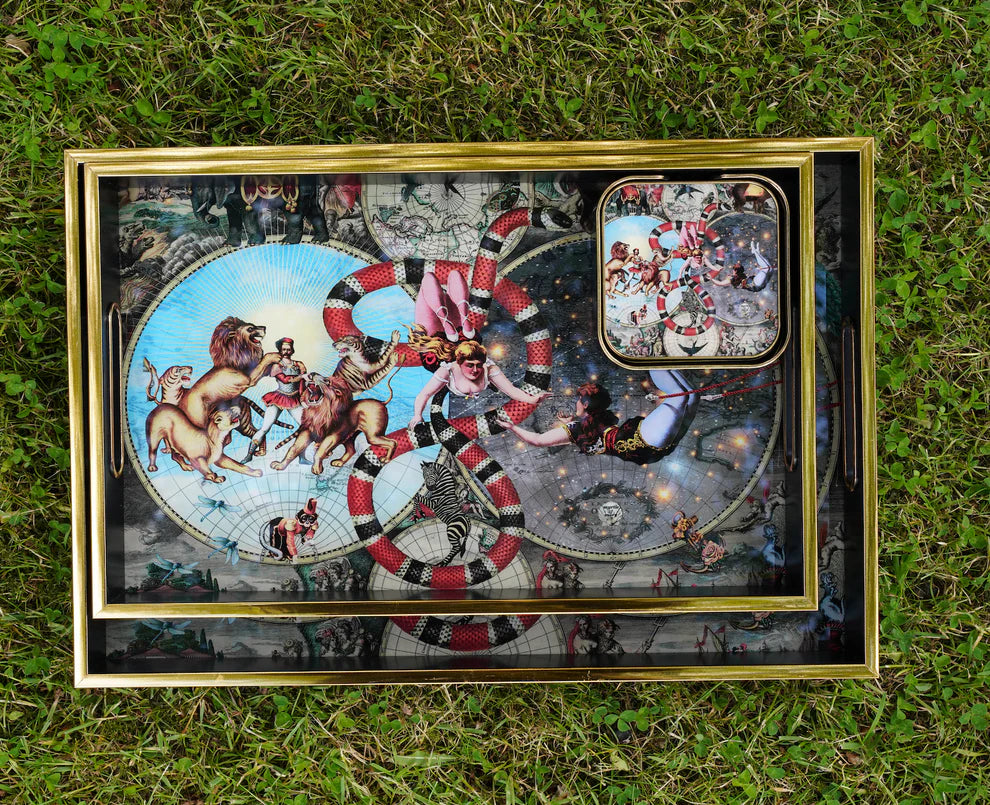 Cirque De Monde Large Serving Tray