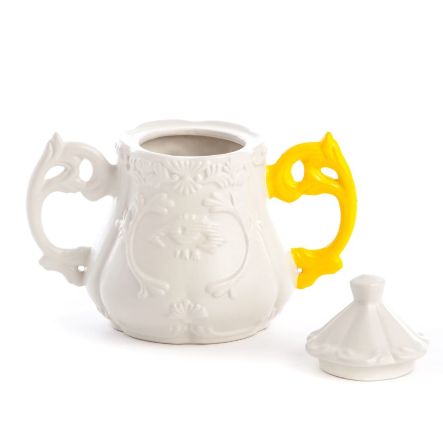 I-WARES I-Sugar Bowl With Yellow Handle