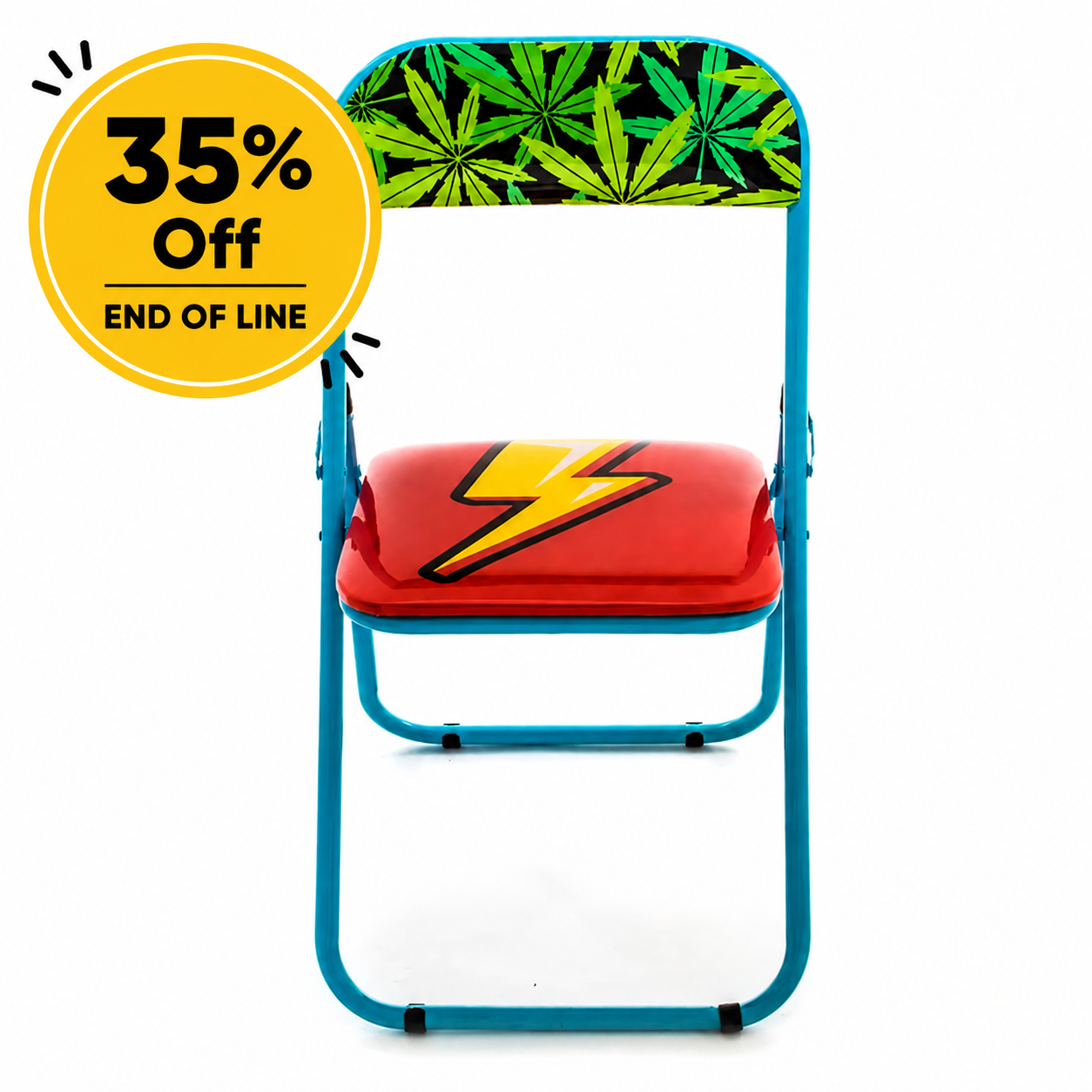 Seletti X Studio Job Blow Folding Chair "Lightning" 35% Off - End of Line