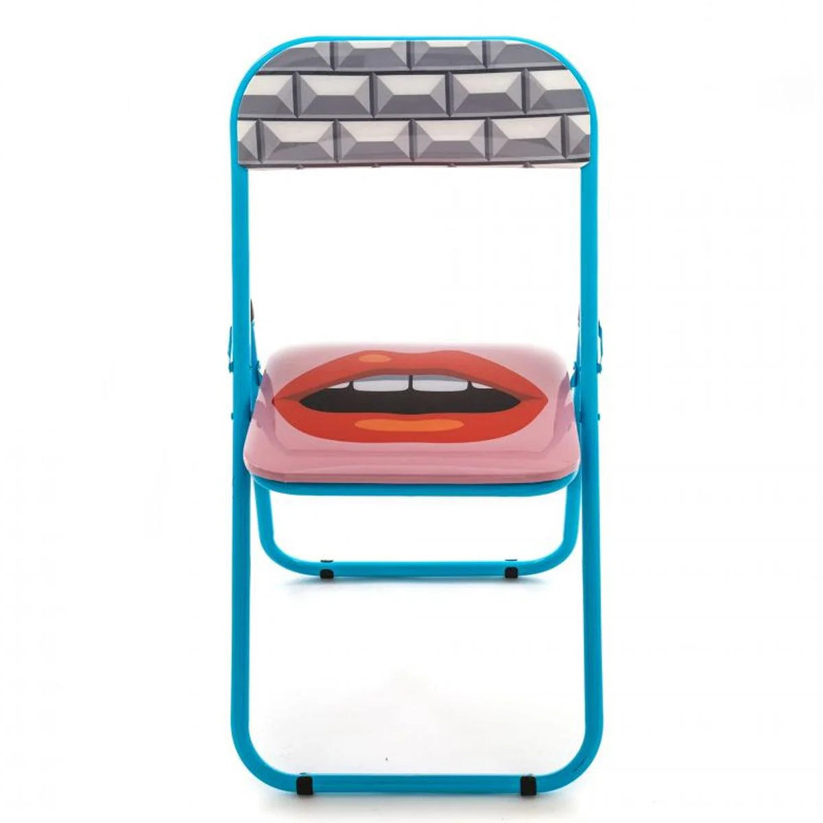 Seletti X Studio Job Blow Folding Chair "Mouth"