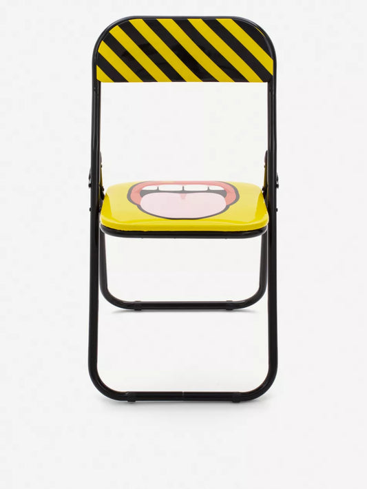 Seletti X Studio Job Blow Folding Chair Tongue 1