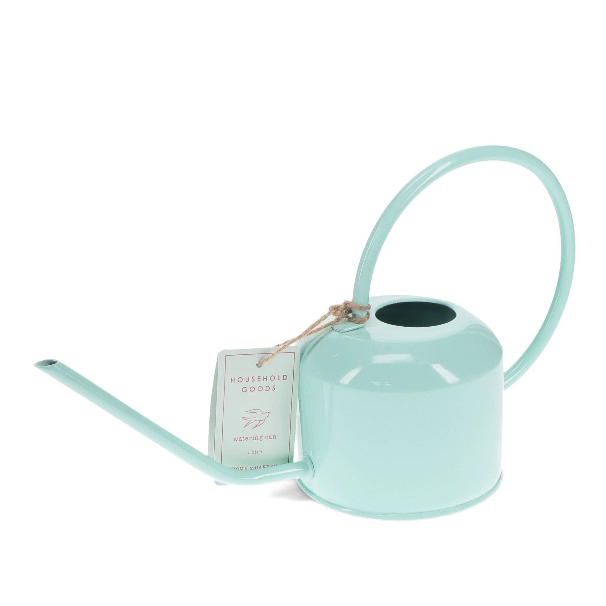 Sky Blue Metal Watering Can – 1 Litre