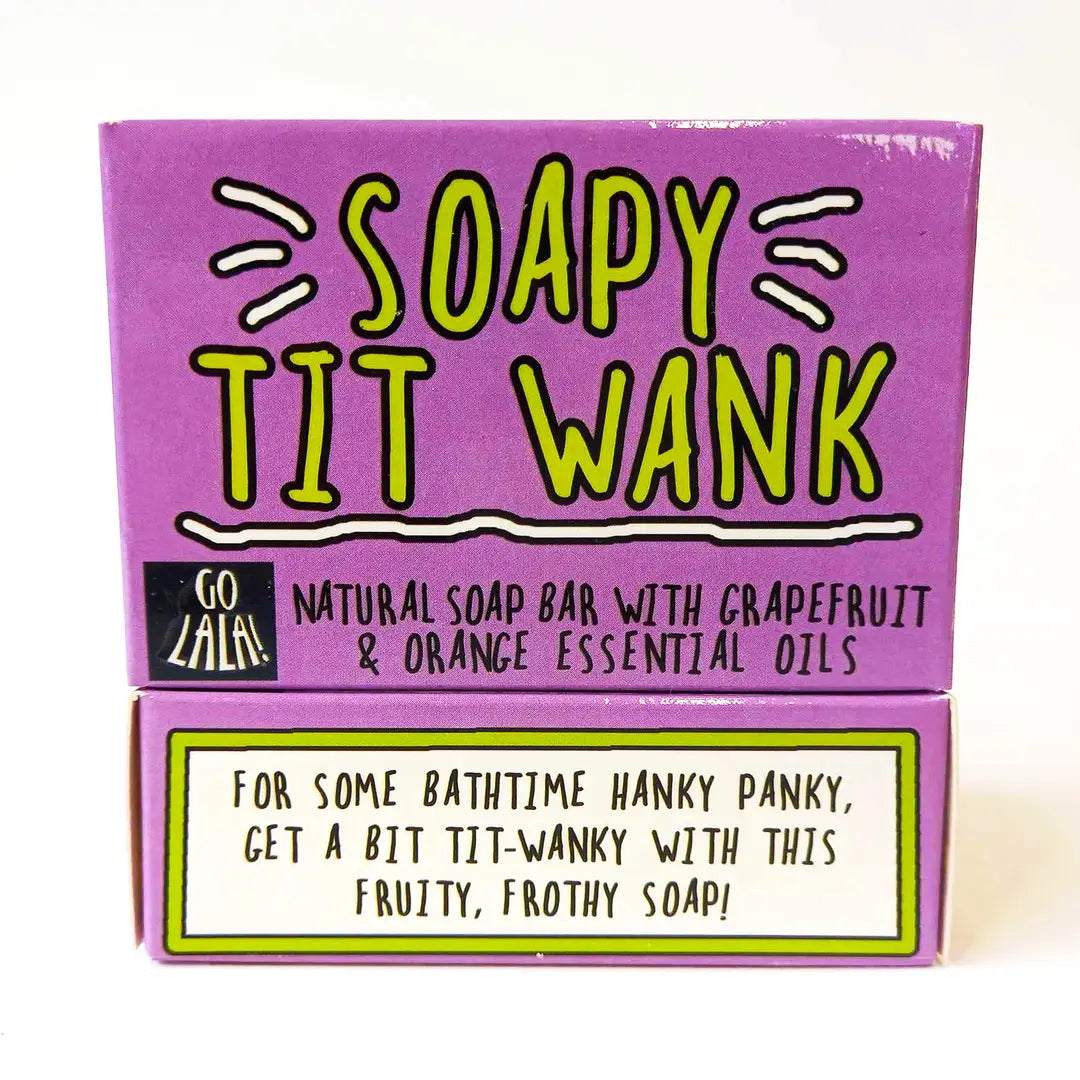 "Soapy Tit Wank"Soap Orange & Grapefruit Funny Gift 1