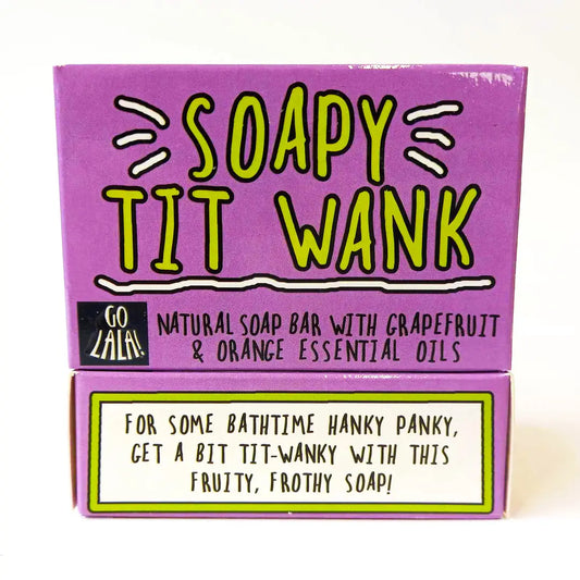 "Soapy Tit Wank"Soap Orange & Grapefruit Funny Gift 1