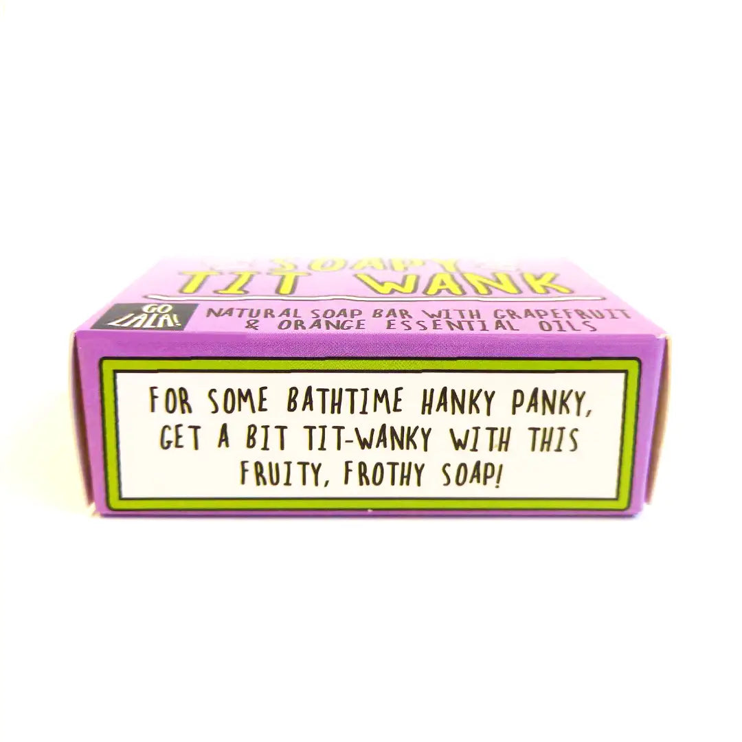 "Soapy Tit Wank"Soap Orange & Grapefruit Funny Gift 2