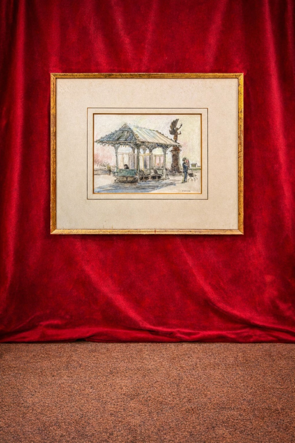 The Last Raise, an original painting by Audrey Lanceman