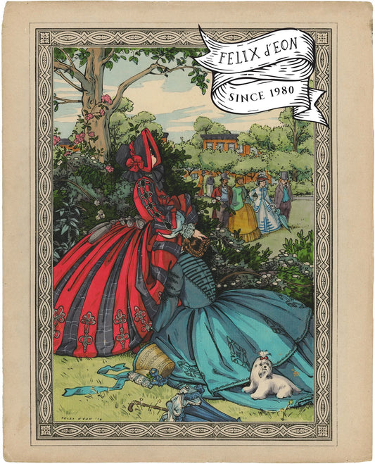 "The Petticoat Affair" -  Print By Felix d'Eon 1