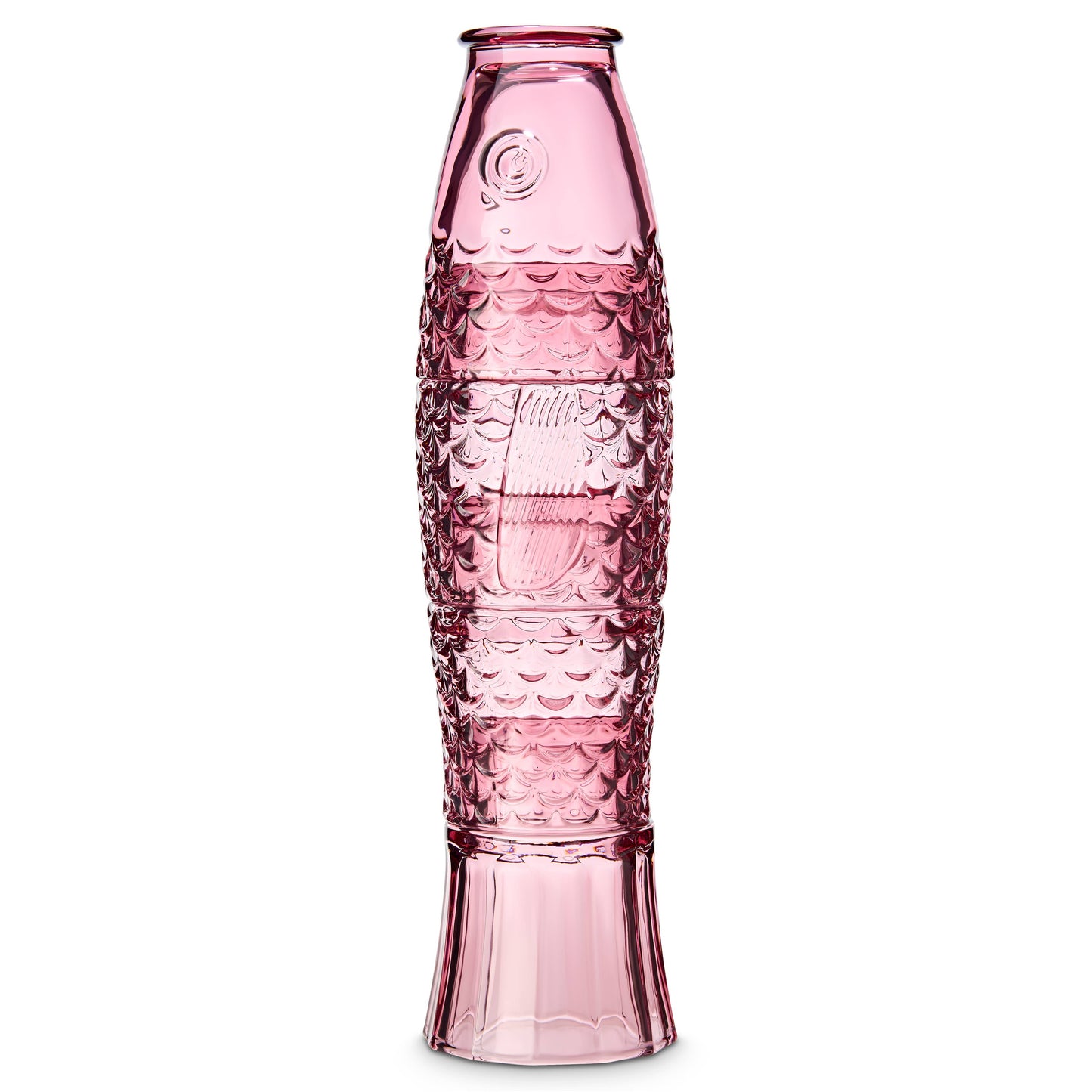 Uberstar Fish Stacking Glasses – Set of 4 Pink Glass Tumblers