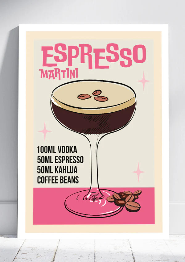 Martini Espresso Poster