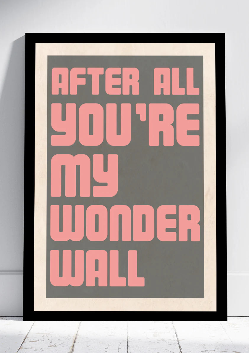 Wonder Wall Poster