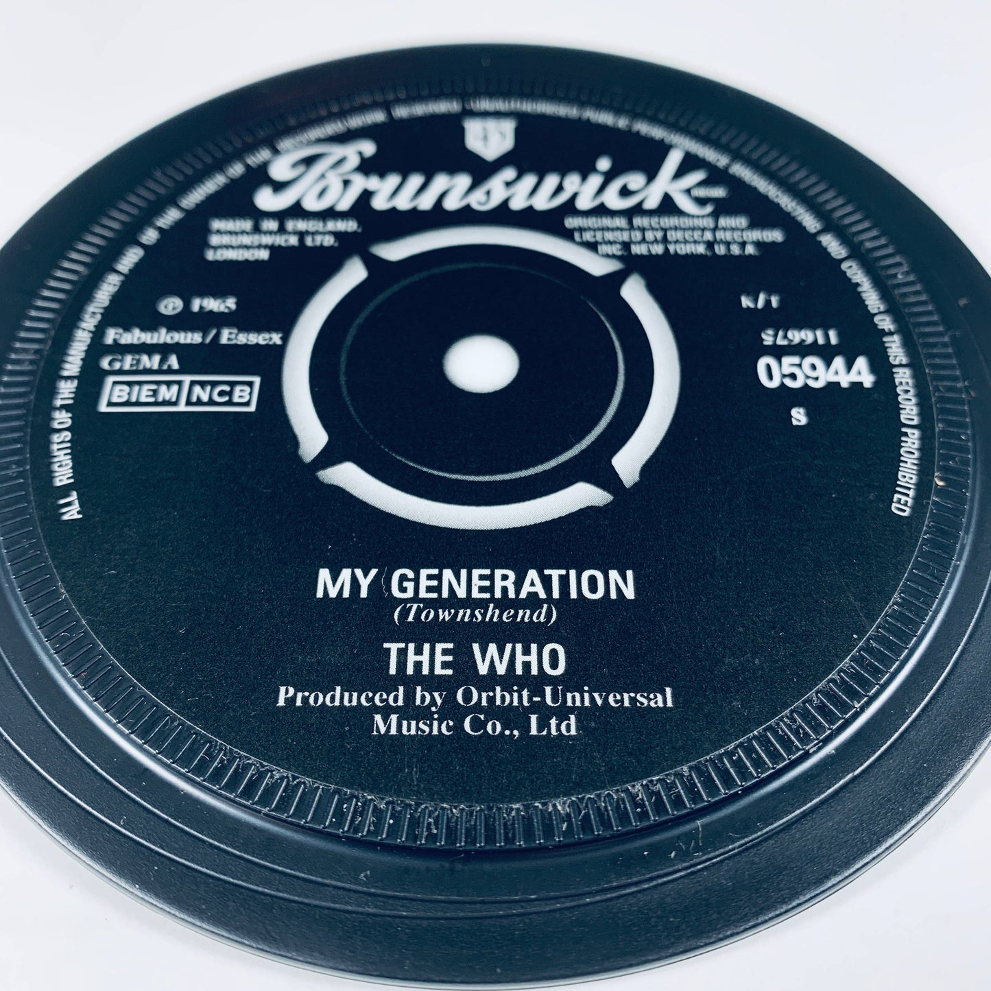 Heavy Rock Music Record Label Coasters. Popsters