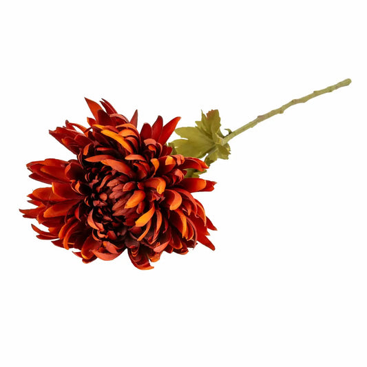 Single Chrysanthemum Stem - Burgundy
