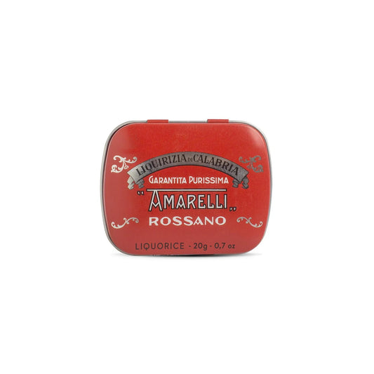 Amarelli Spezzatina 20g 'Rossano' Tin - Italian Pure Black Liquorice