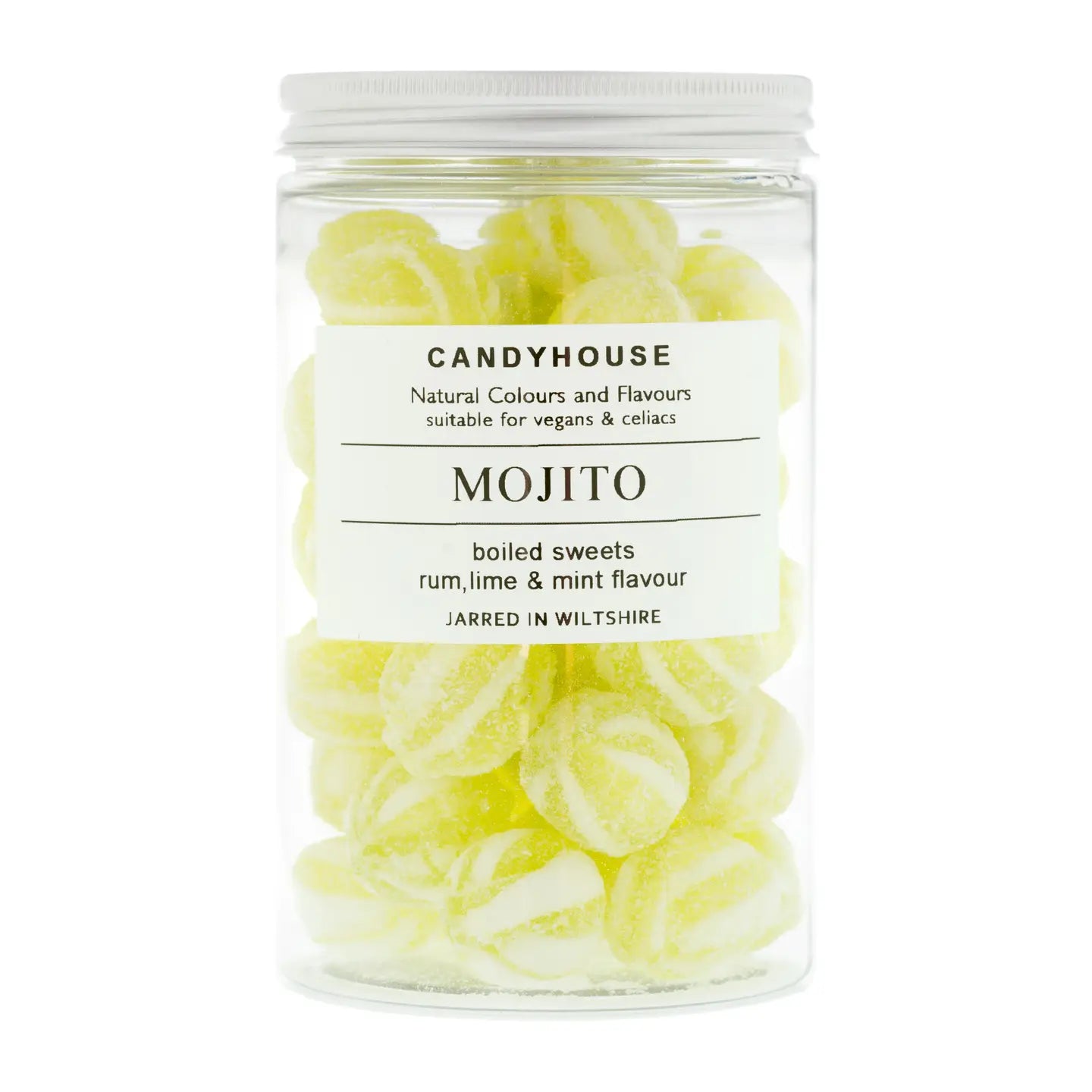 Mojito Hard Boiled Sweets in Tall Jar