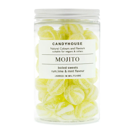 Mojito Hard Boiled Sweets in Tall Jar