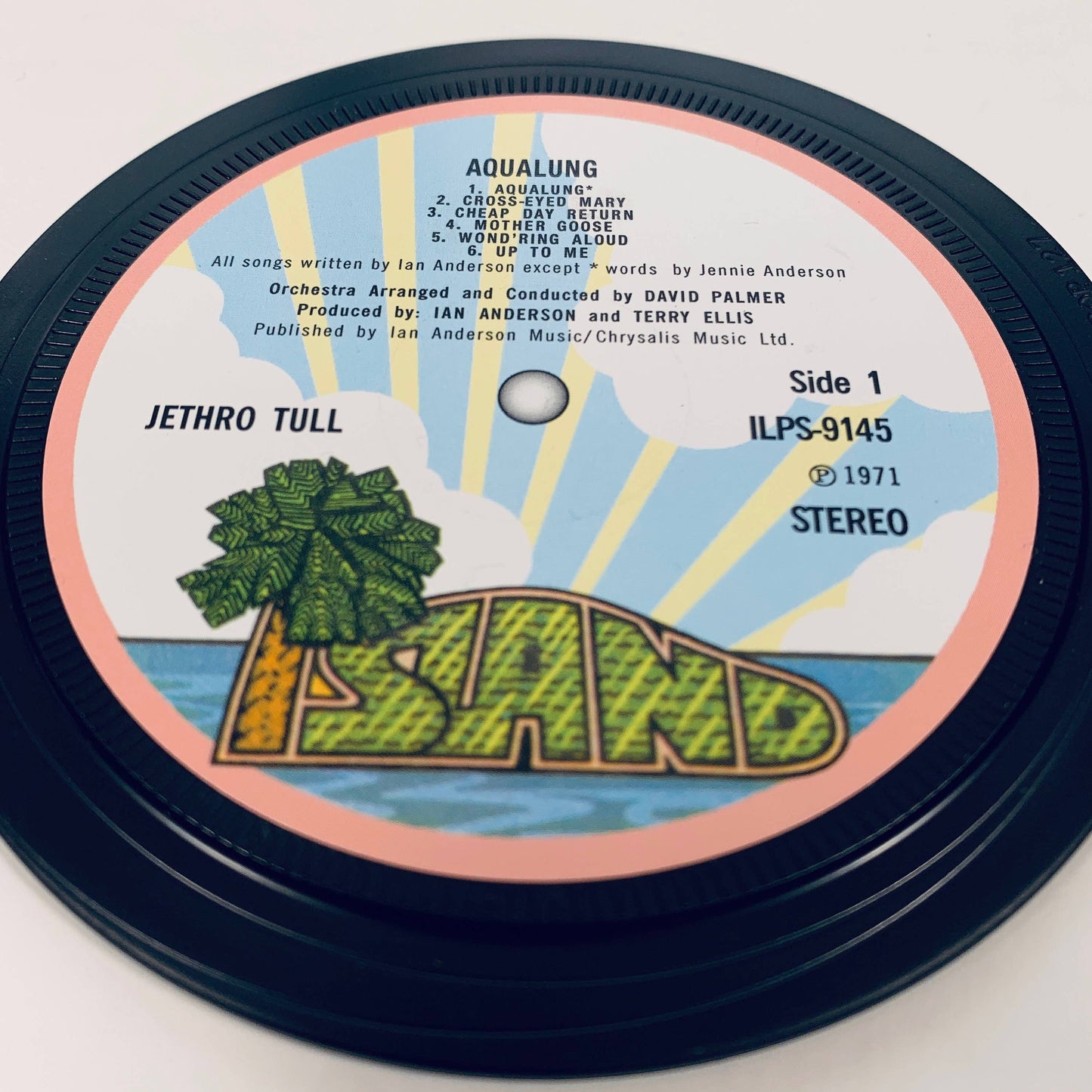 Heavy Rock Music Record Label Coasters. Popsters