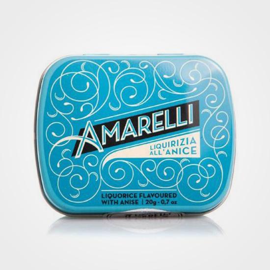 Amarelli Rombetti 20g Tin - Italian Pure Liquorice Flavoured With Anise