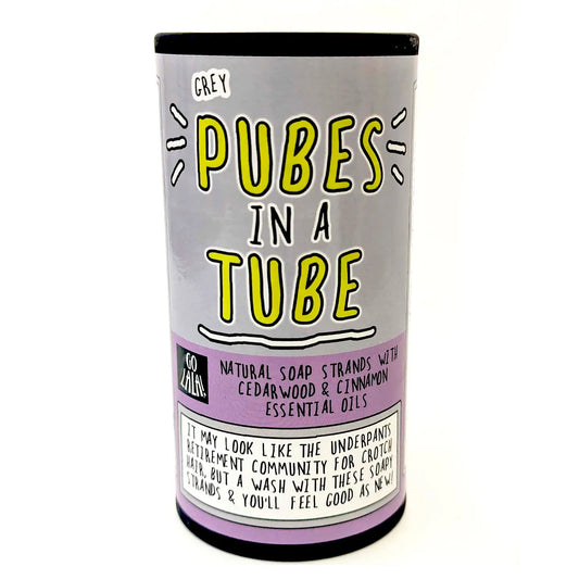 Grey Pubes in A Tube - Natural Soap with Cedarwood