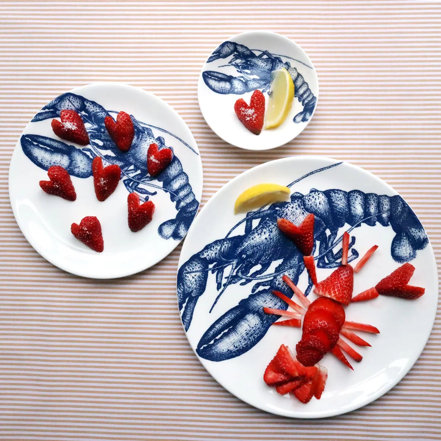 Bone China Lobster Dinner Plate