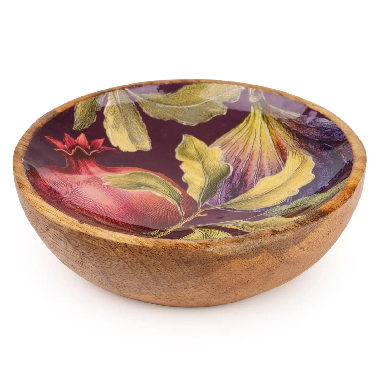 Small Bowl – Mango Wood Fig & Pomegranate