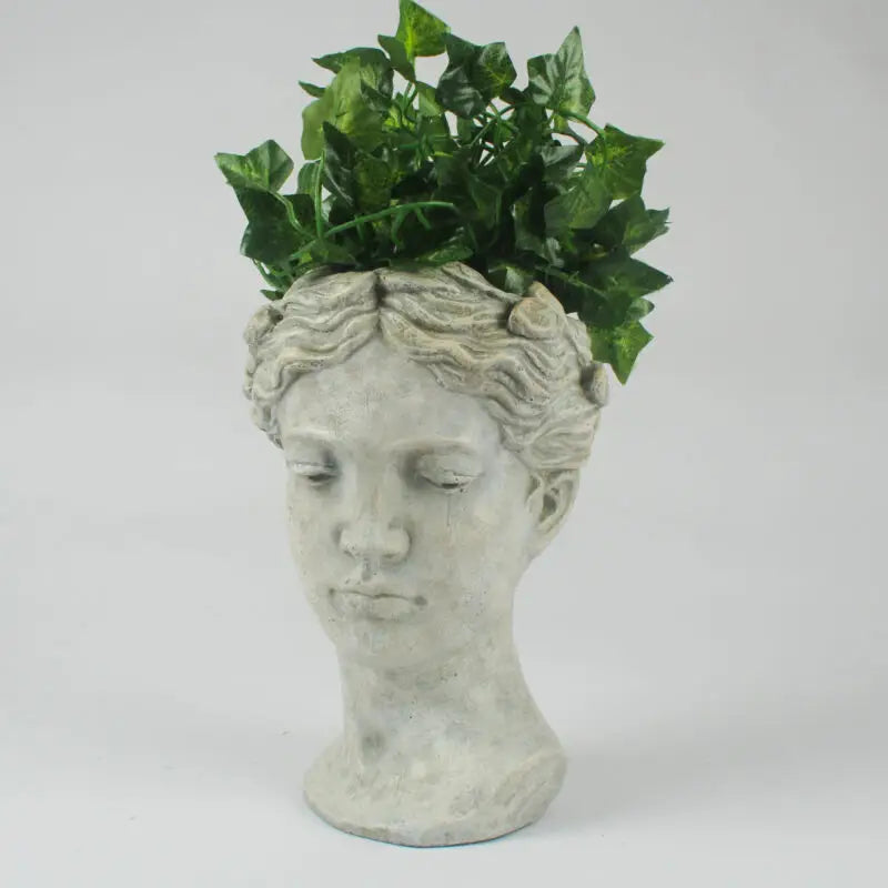Large Cherub Head Planter 12 x 12 x 17 cm
