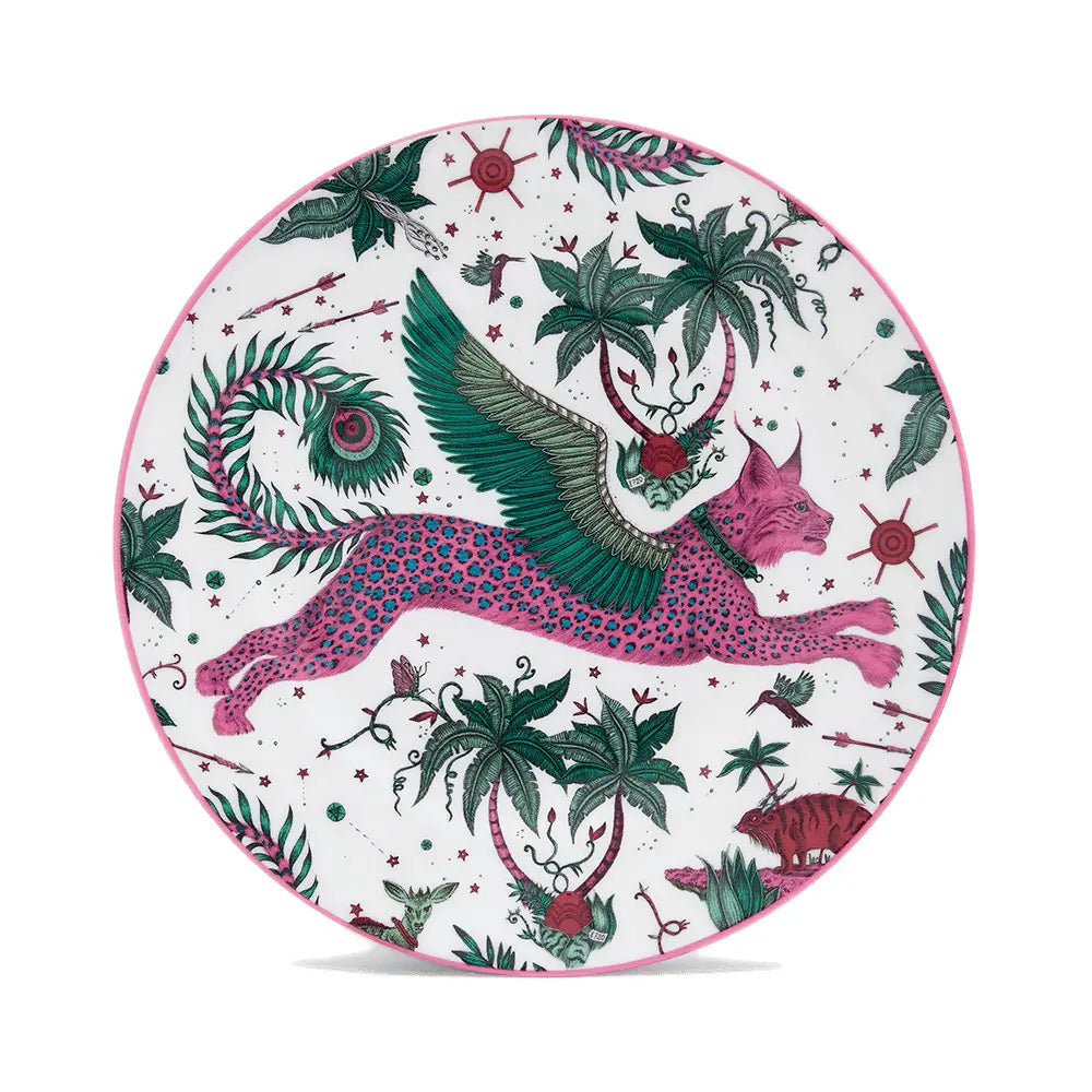 Fine Bone China Emma Shipley Lynx Side Plate