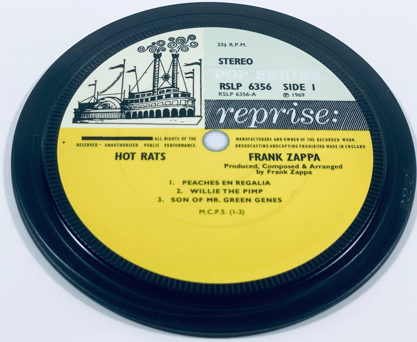 Heavy Rock Music Record Label Coasters. Popsters