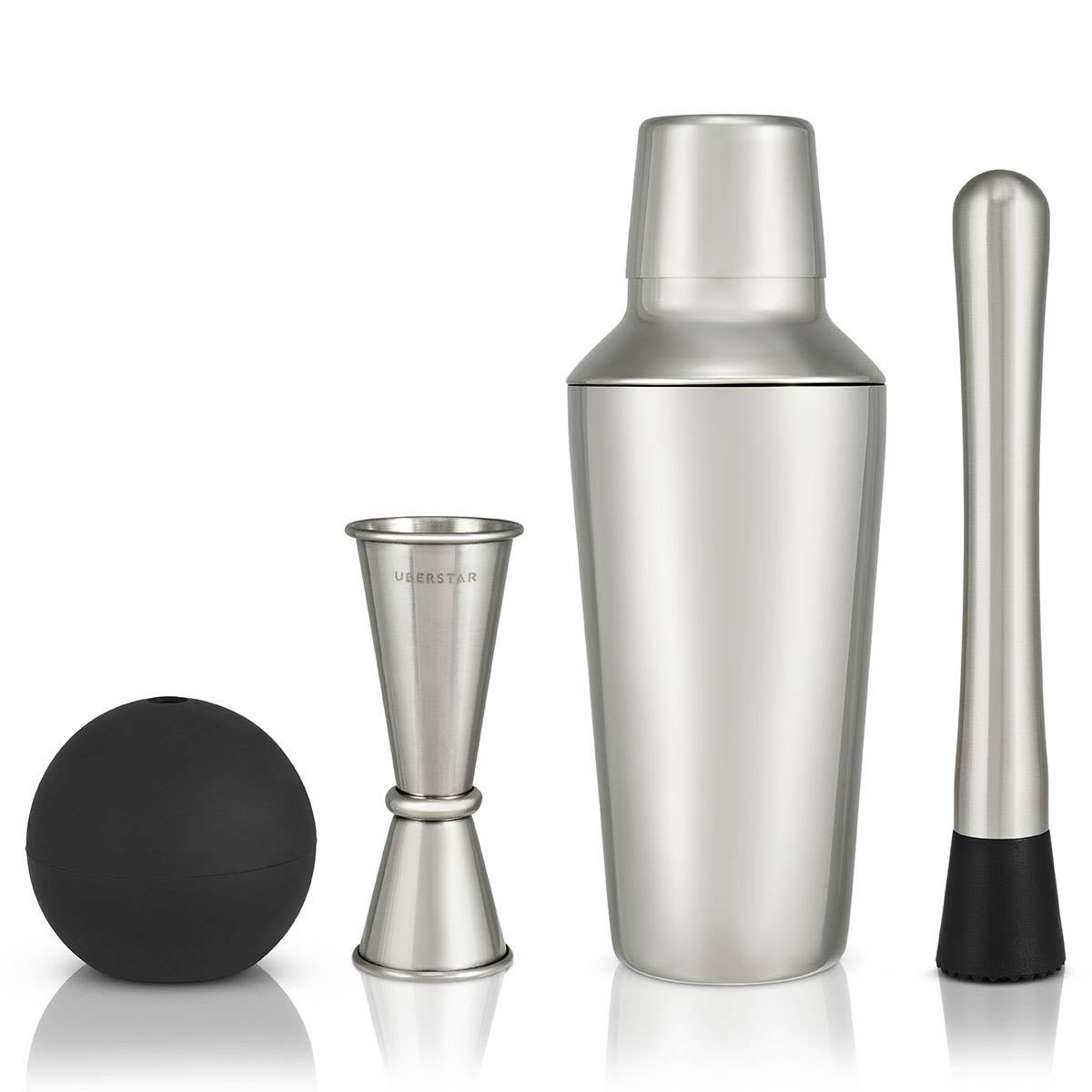 Cocktail Making Gift Set - Silver